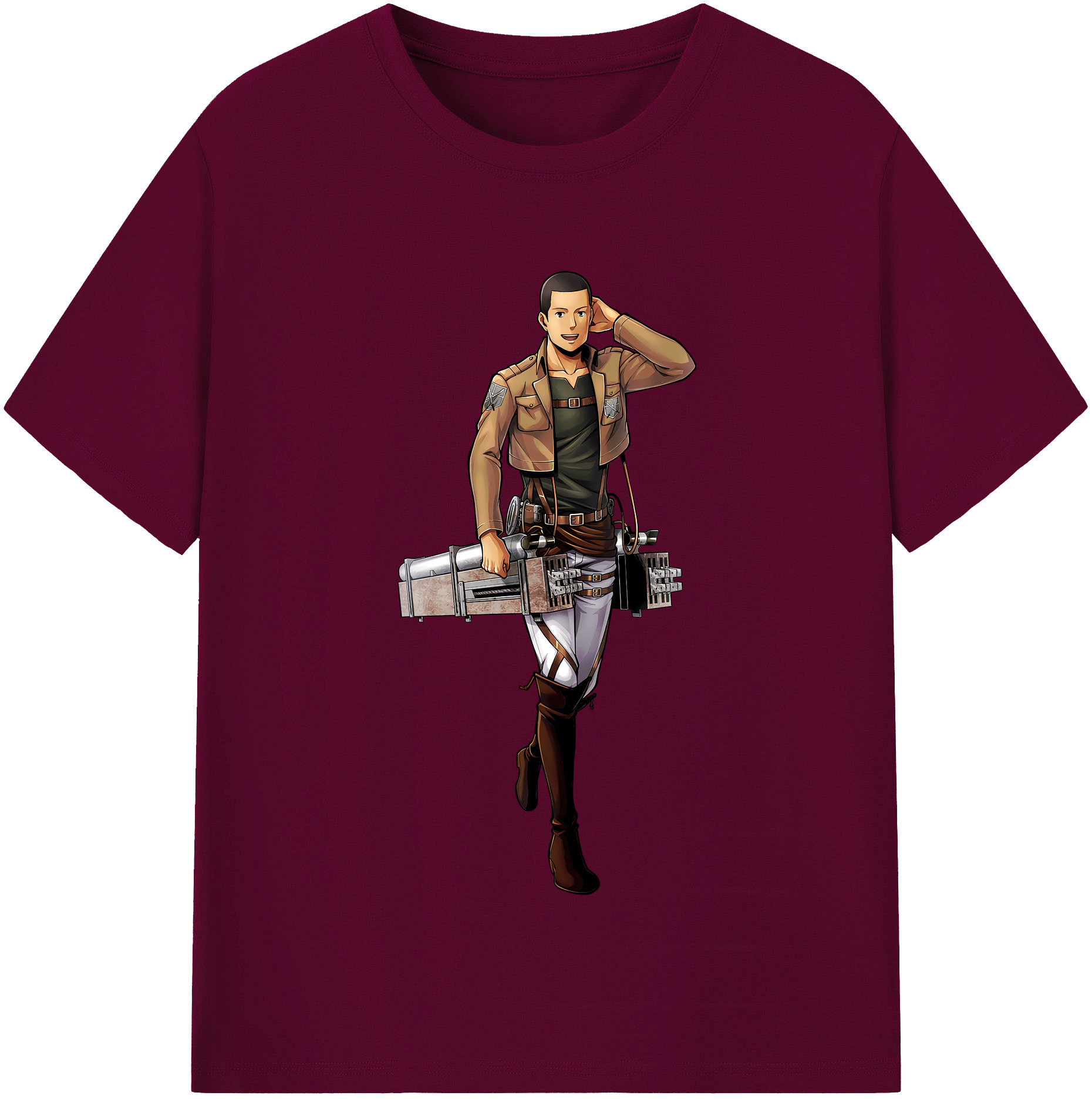 （画像用） 進撃の巨人 Attack on Titan レディースカジュアルプリントTシャツ（綿100％）
